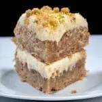 Humble Hummingbird Cake With Sweet Pecan Dust | https://theyumyumclub.com/2019/06/05/humble-hummingbird-cake-sweet-pecan-dust/