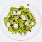 Add the radish | https://theyumyumclub.com/2019/06/18/moroccan-chickpea-salad/
