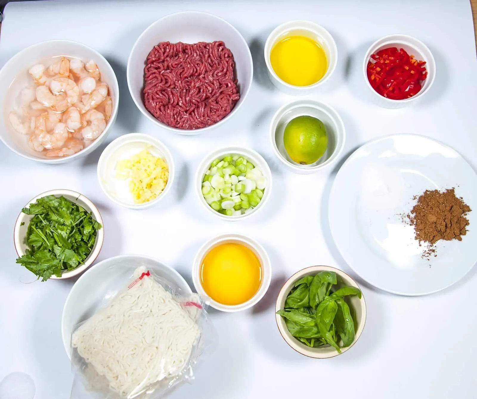 Gather the ingredients together | https://theyumyumclub.com/2019/07/22/ho-chi-minh-surf-turf/