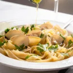 Serve with olive oil and fresh parsley.