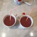 Banana, Mango and Blueberry Smoothie finished