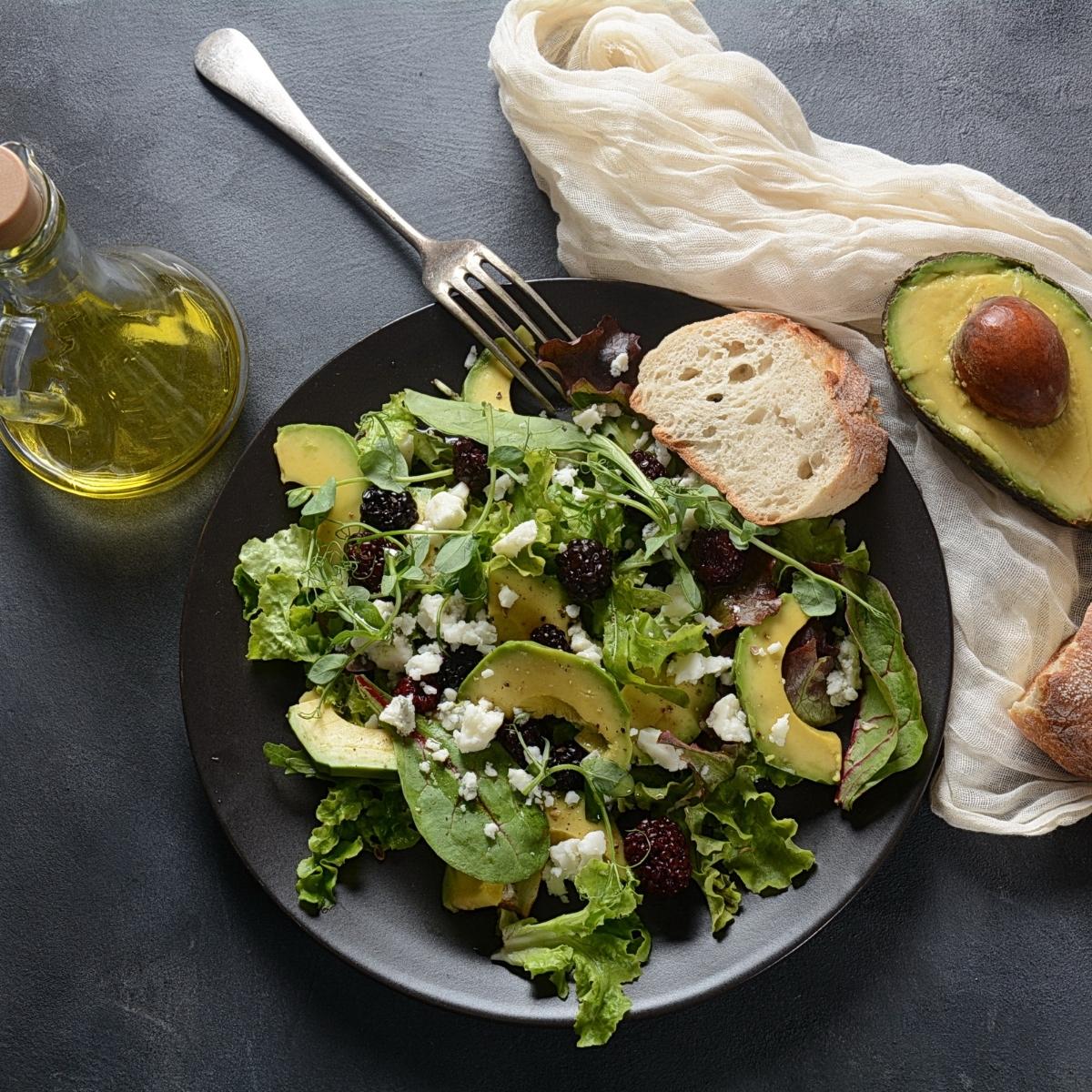 Avocado Greek Salad