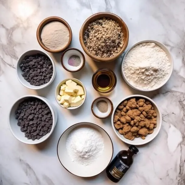 Vegan Chocolate Chip Cookies Ingredients