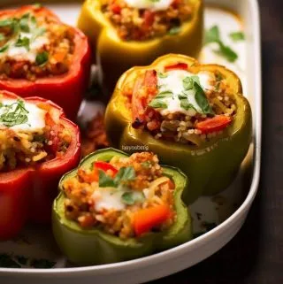 Vegetarian Stuffed Bell Peppers