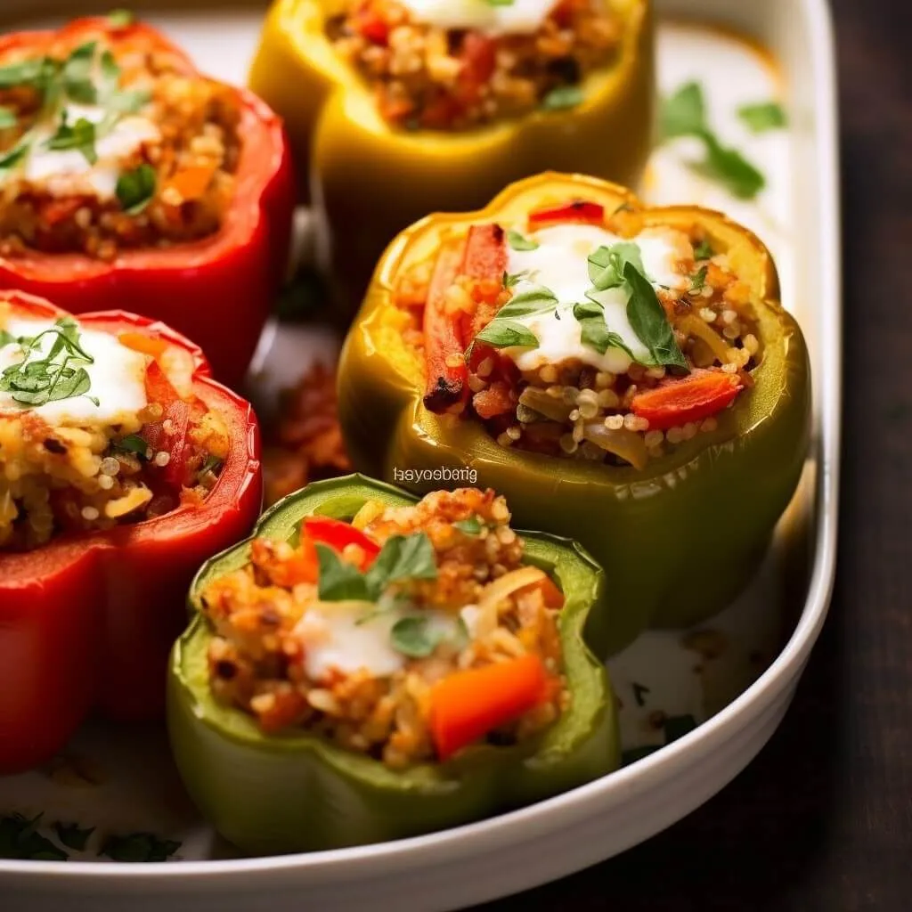 Vegetarian Stuffed Bell Peppers