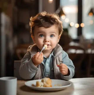 Baby Tasting Food