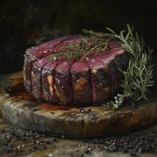 Premium Australian beef displayed on a wooden board